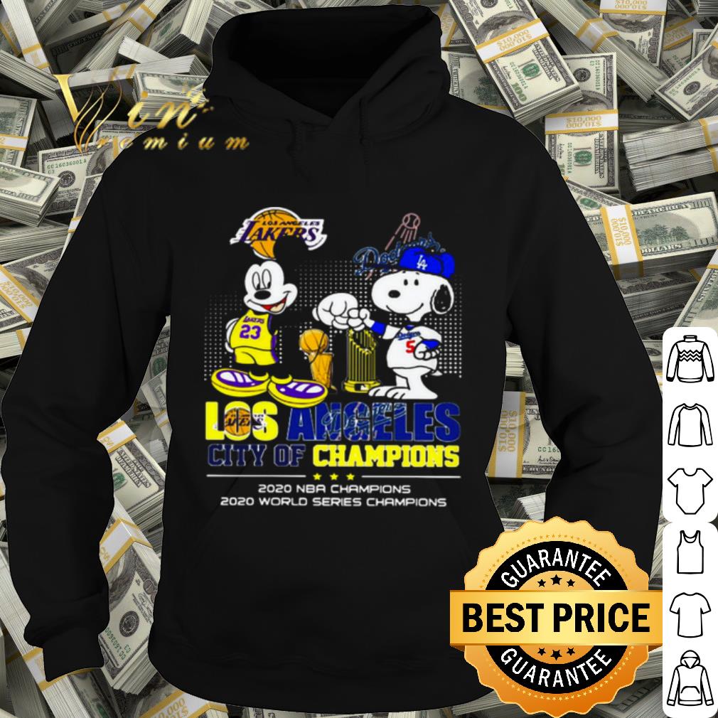 51861e75 cool mickey mouse and snoopy los angeles city of champions 2020 shirt 4 - Cool Mickey Mouse And Snoopy Los Angeles City Of Champions 2020 shirt