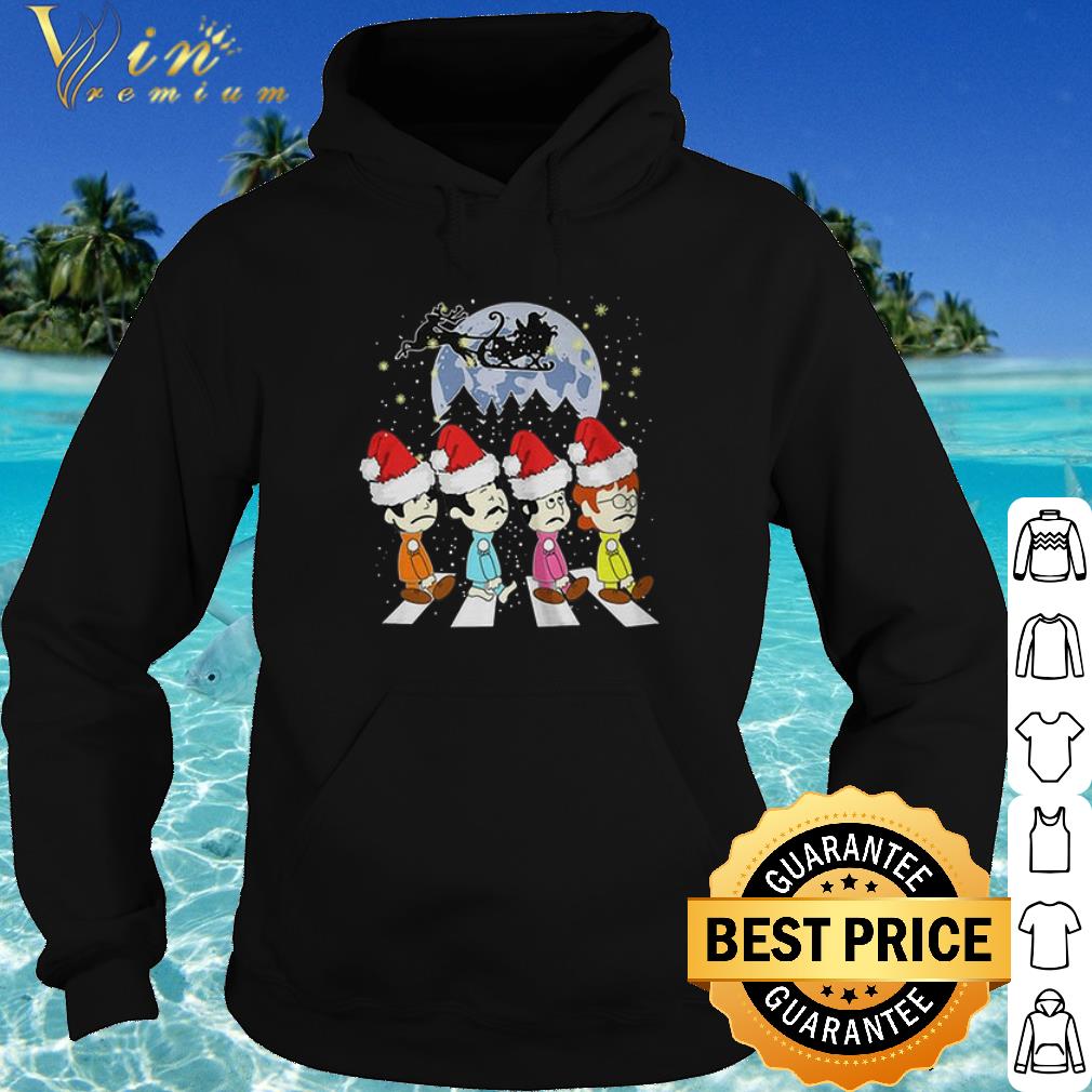7ffcfc42 best the beatles abbey road hat santa claus christmas shirt 4 - Best The Beatles Abbey Road Hat Santa Claus Christmas shirt