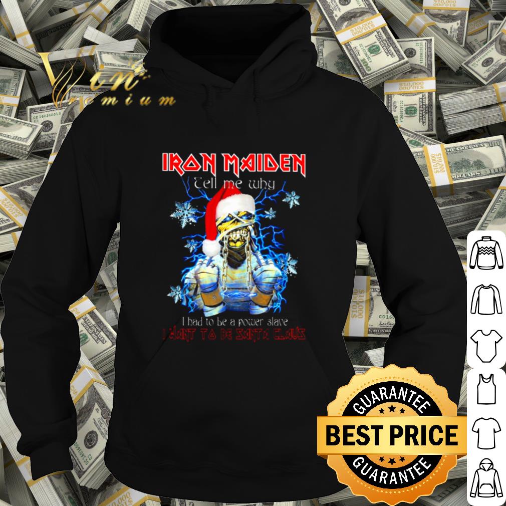 9fce5431 premium iron maiden tell me why i want to be santa claus christmas shirt 4 - Premium Iron Maiden tell me why I want to be Santa Claus Christmas shirt
