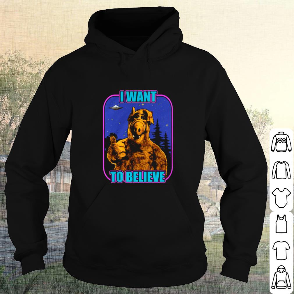 Premium ALF UFO I want to believe shirt b218daab premium alf ufo i want to believe shirt 4 - Premium ALF UFO I want to believe shirt