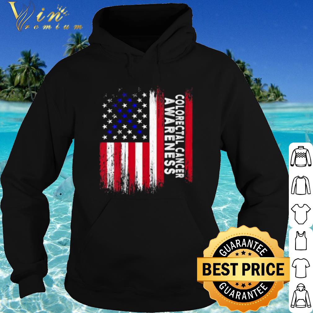 bfb9d4e3 pretty colorectal cancer awareness american flag shirt 4 - Pretty Colorectal Cancer Awareness American Flag shirt