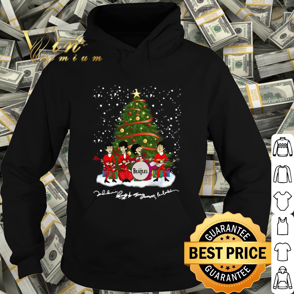Top The Beatles Tree Christmas Signature shirt c9067915 top the beatles tree christmas signature shirt 4 - Top The Beatles Tree Christmas Signature shirt