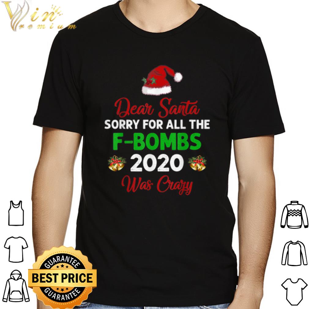 f958a1fb dear santa sorry for all the f bombs 2020 was crazy hat christmas shirt 4 - Dear Santa Sorry For All The F-Bombs 2020 Was Crazy Hat Christmas shirt