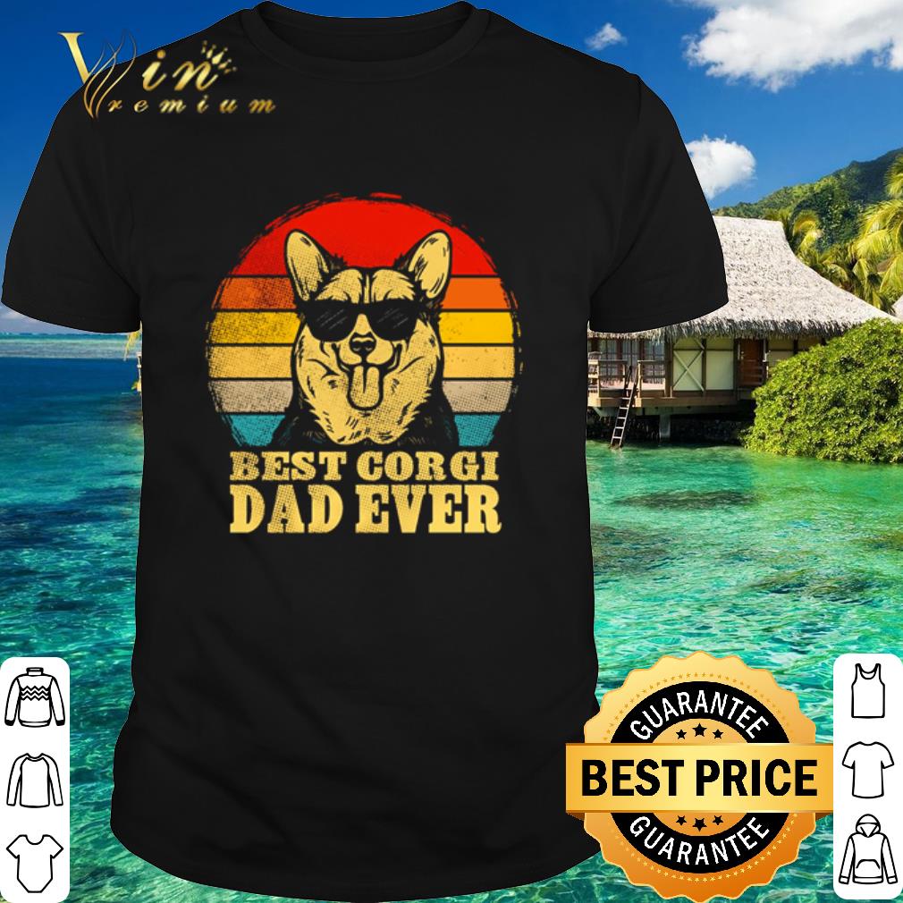Official Best Corgi Dad ever vintage shirt