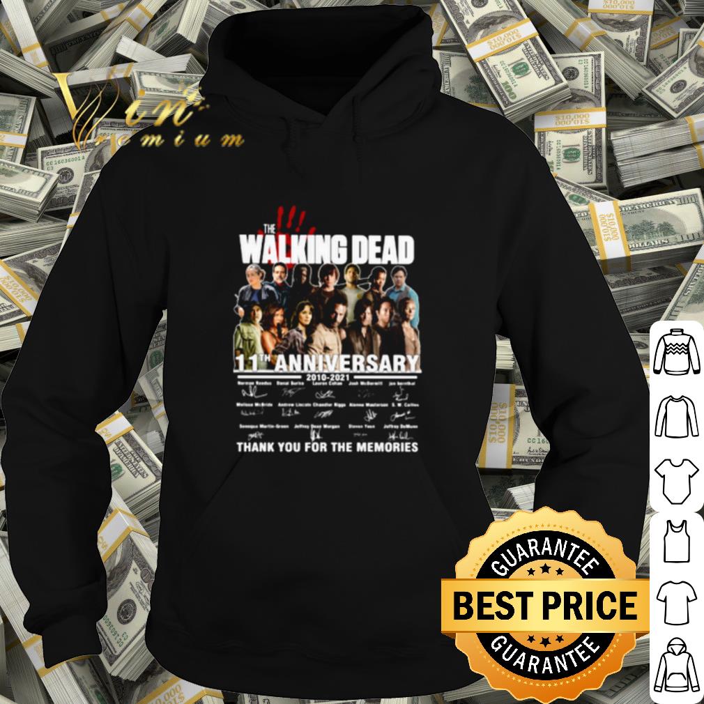 Official The Walking Dead 11th Anniversary Thank You For The Memories Signature shirt 1f336650 official the walking dead 11th anniversary thank you for the memories signature shirt 4 - Official The Walking Dead 11th Anniversary Thank You For The Memories Signature shirt