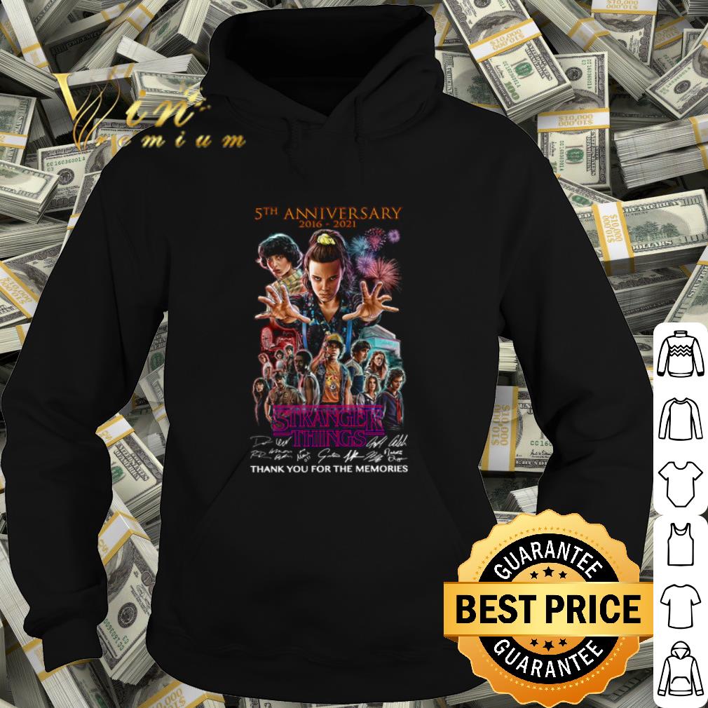 Premium Anniversary 2016 2021 Stranger Things Thank the memories Signature shirt 356d50a8 premium anniversary 2016 2021 stranger things thank the memories signature shirt 4 - Premium Anniversary 2016 2021 Stranger Things Thank the memories Signature shirt