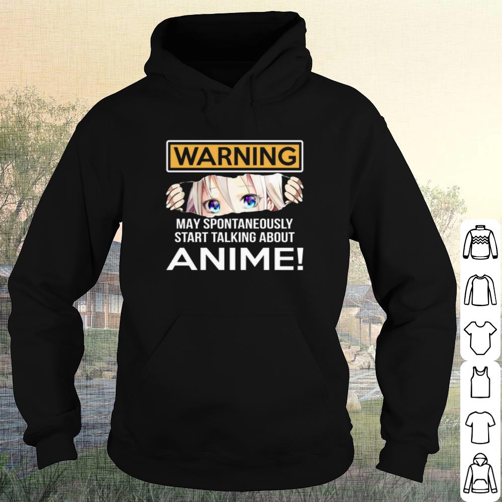 4f35057a premium warning may spontaneously talking about anime shirt 4 - Premium Warning May Spontaneously Talking About Anime shirt
