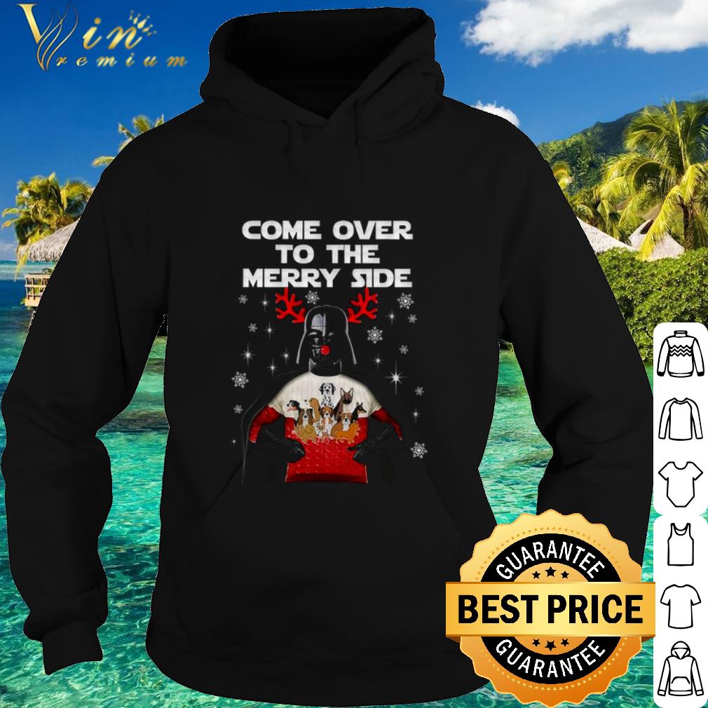 5d8d9b06 nice santa darth vader come over to the merry side shirt 4 - Nice Santa Darth Vader Come Over To The Merry Side shirt