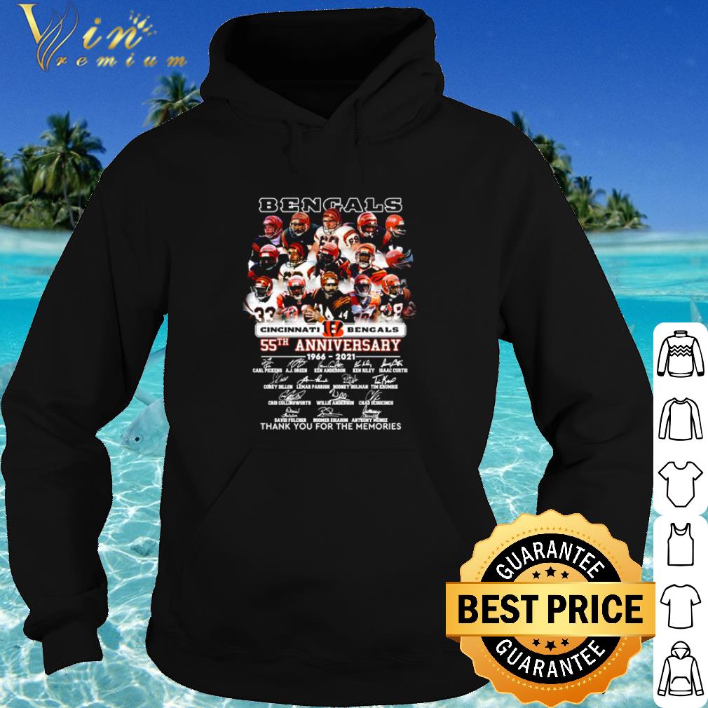 Best Cincinnati Bengals 55th Anniversary Thank You For The Memories Signature shirt 62e4ef6a best cincinnati bengals 55th anniversary thank you for the memories signature shirt 4 - Best Cincinnati Bengals 55th Anniversary Thank You For The Memories Signature shirt
