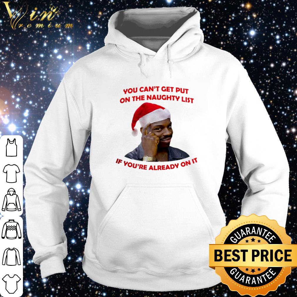Nice Santa Negro Piensa You can't get put on the naughty list shirt 6eacb508 nice santa negro piensa you can t get put on the naughty list shirt 4 - Nice Santa Negro Piensa You can't get put on the naughty list shirt