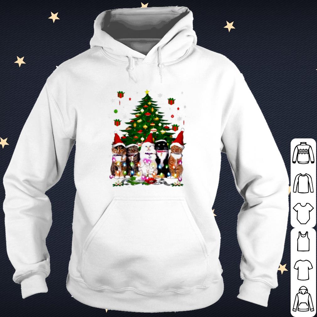 75827e38 premium tuxedo cats christmas tree shirt 4 - Premium Tuxedo cats Christmas tree shirt