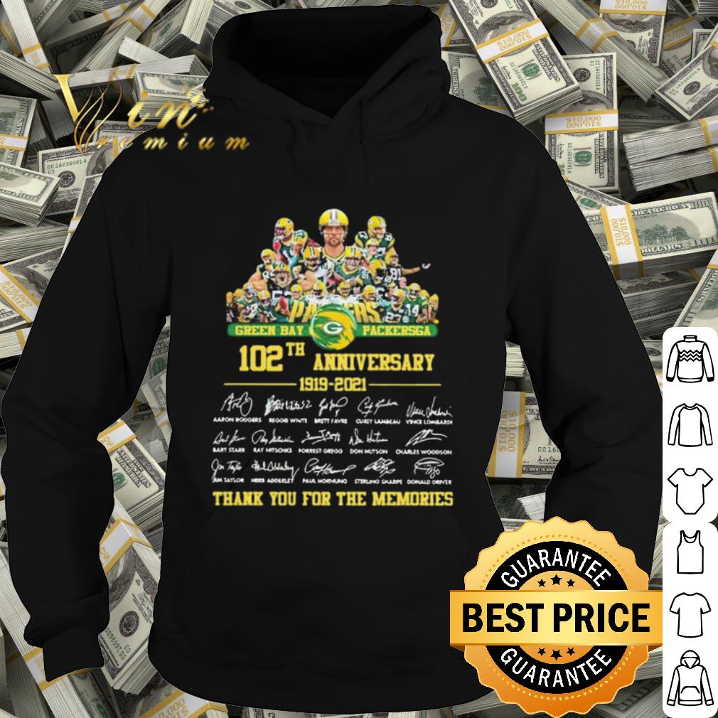 7b45d414 official green bay packersga anniversary thank you for the memories signatures shirt 4 - Official Green Bay Packersga Anniversary Thank You For The Memories Signatures shirt