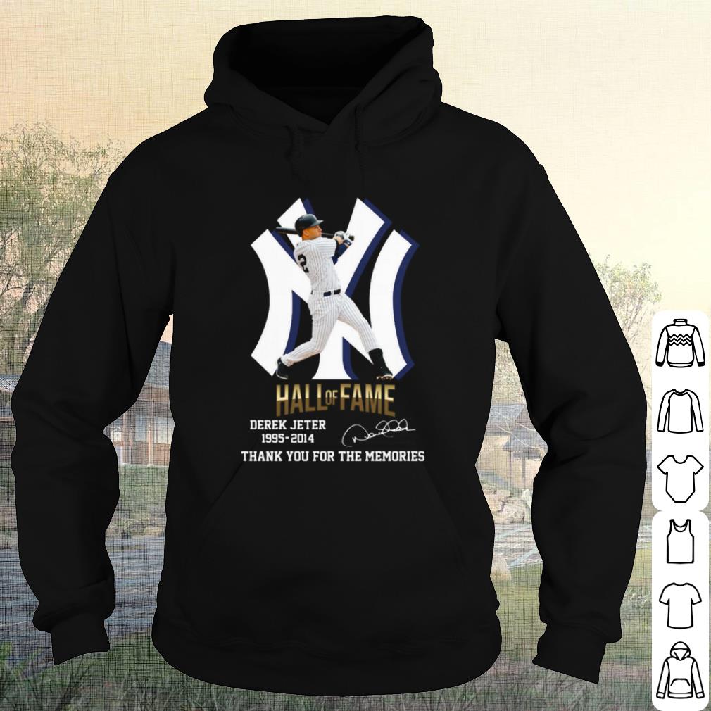 Premium New York Yankees Derek Jeter 1995 2014 Hall Of Fame Signature shirt 875940fe premium new york yankees derek jeter 1995 2014 hall of fame signature shirt 4 - Premium New York Yankees Derek Jeter 1995 2014 Hall Of Fame Signature shirt