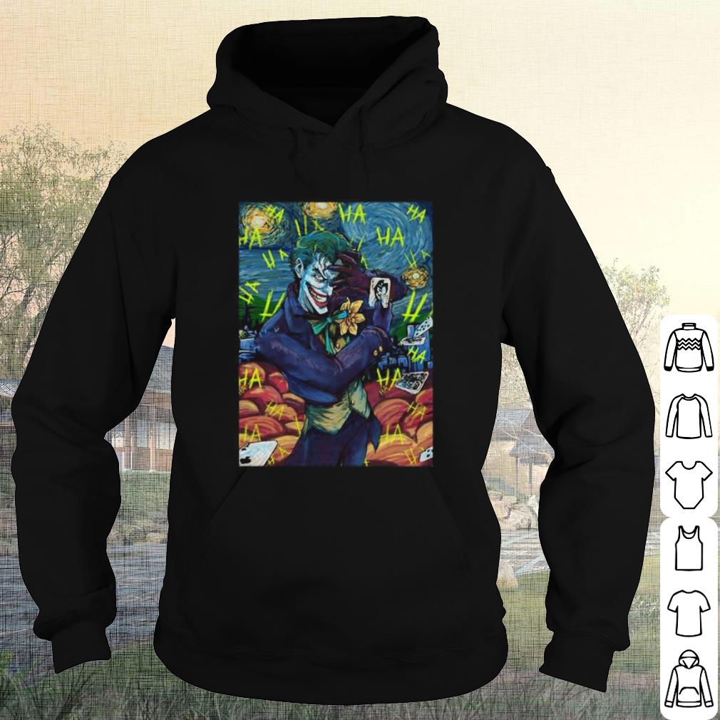 93dab163 official the joker starry night style portrait shirt 4 - Official The Joker Starry Night Style Portrait shirt