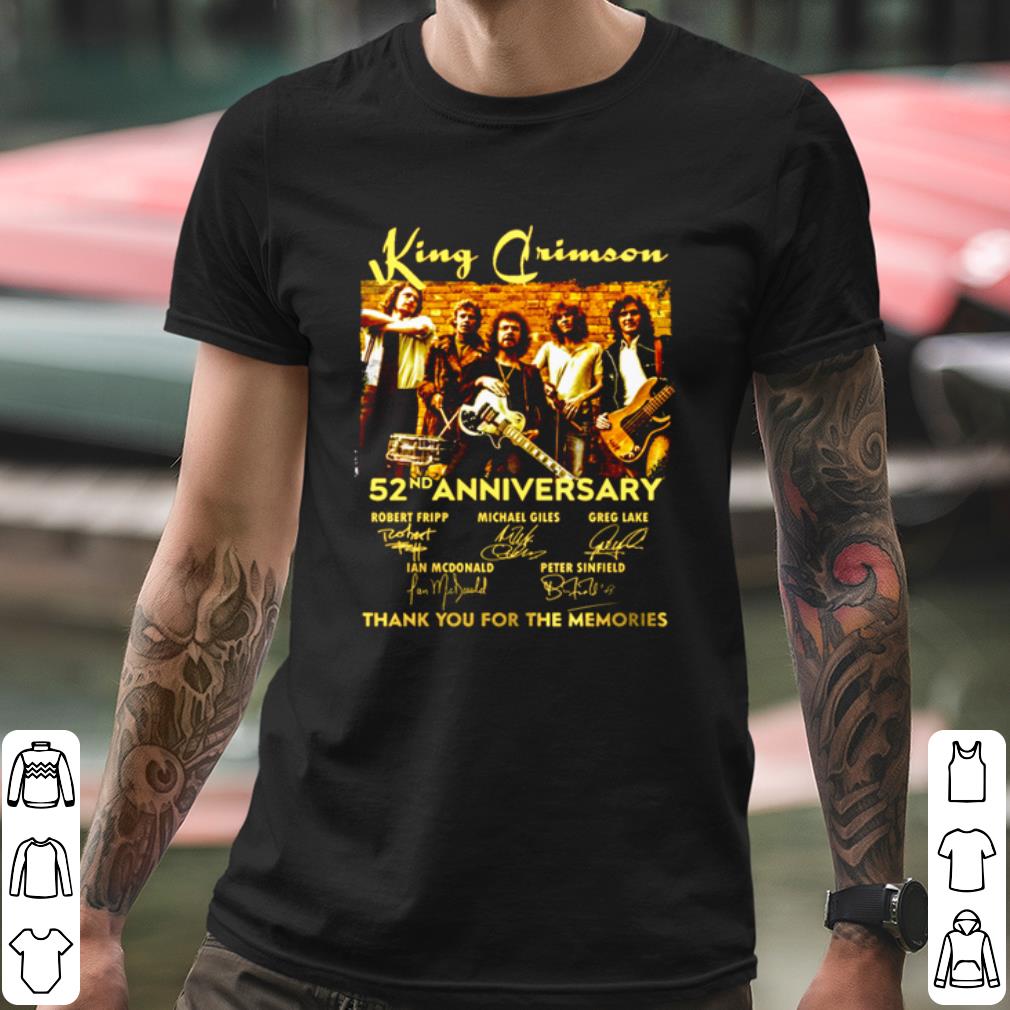 Best King Crimson 52nd Anniversary Thank You For The Memories shirt ac7ba74a best king crimson 52nd anniversary thank you for the memories shirt 4 - Best King Crimson 52nd Anniversary Thank You For The Memories shirt