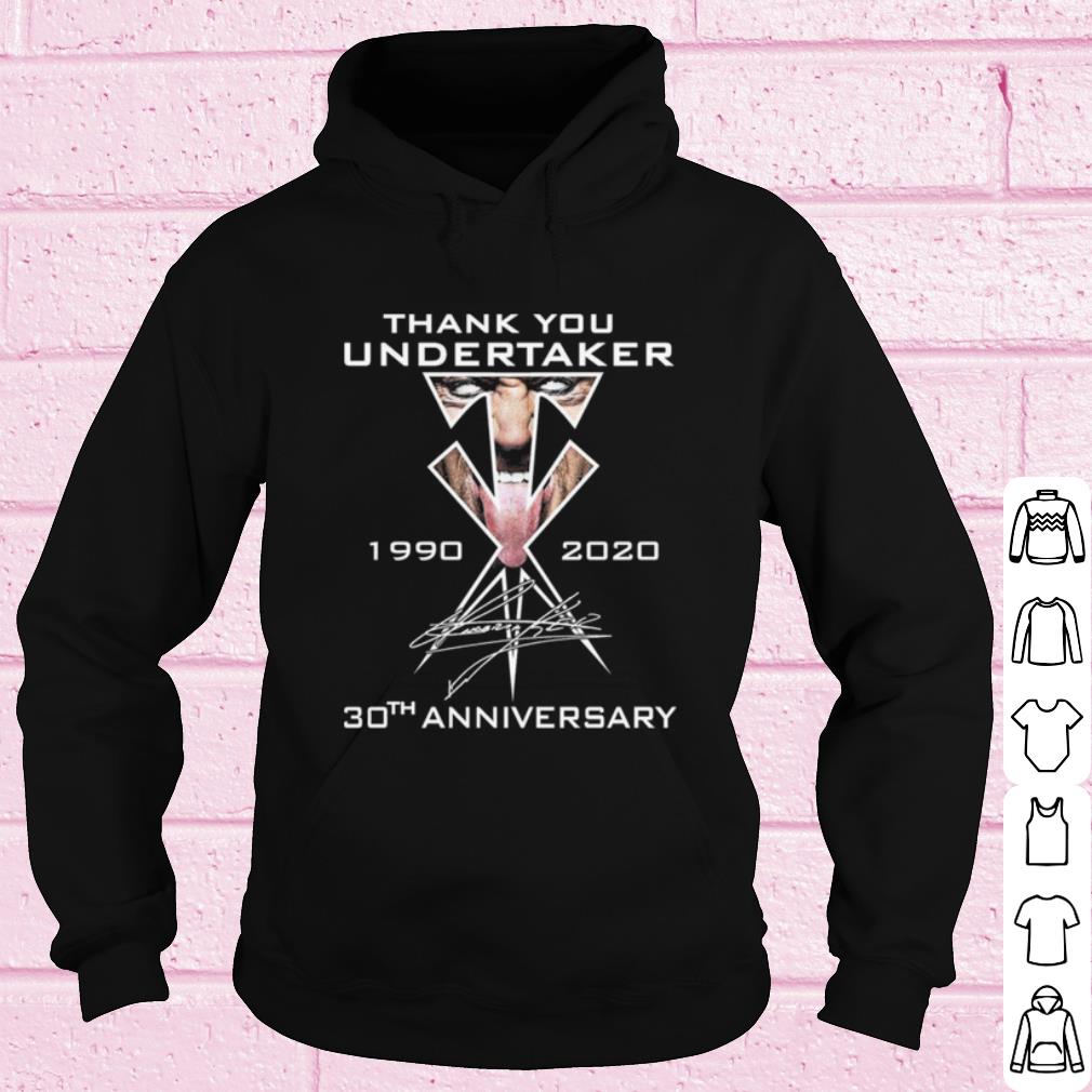 b034c40d best thank you undertaker 1990 2020 30th anniversary shirt 4 - Best Thank You Undertaker 1990 2020 30th Anniversary shirt