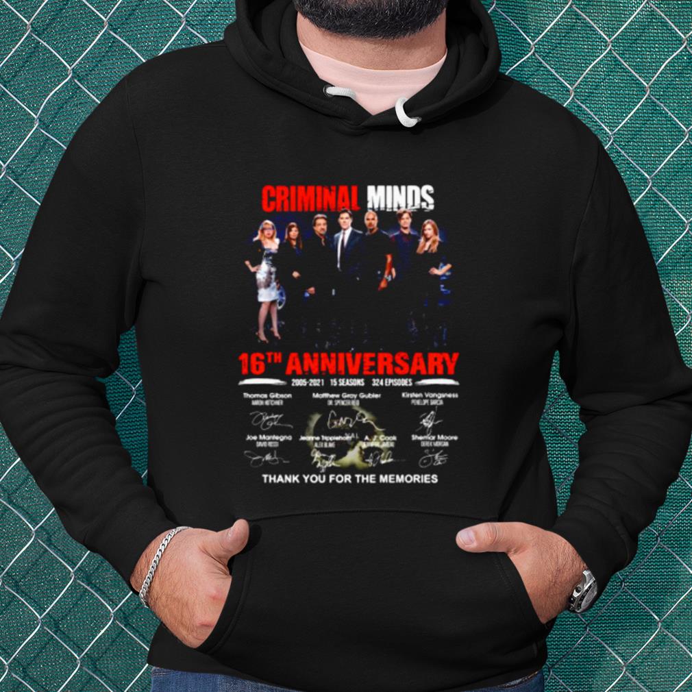 Nice Criminal Minds 16th Anniversary Thank You For The Memories shirt bee2b406 nice criminal minds 16th anniversary thank you for the memories shirt 4 - Nice Criminal Minds 16th Anniversary Thank You For The Memories shirt