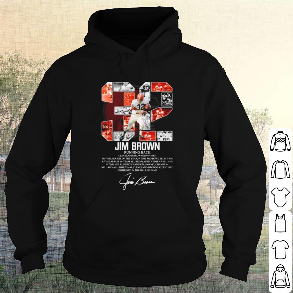 c04576f2 premium 32 jim brown running back cleveland browns 1957 1965 signature shirt 4 - Premium 32 Jim Brown Running Back Cleveland Browns 1957 1965 Signature shirt