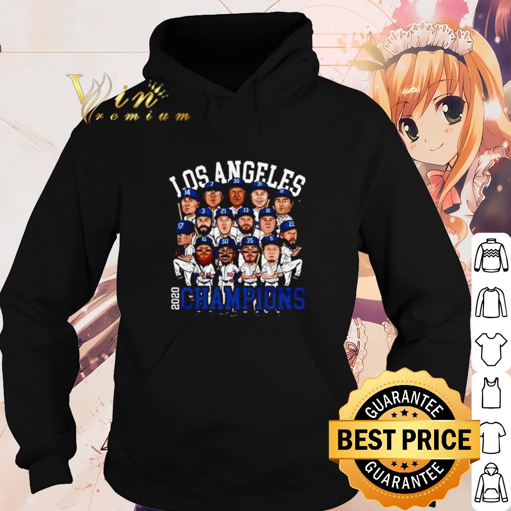 c510eafd premium los angeles dodgers 2020 champions players chibi shirt 4 - Premium Los Angeles Dodgers 2020 Champions Players Chibi shirt
