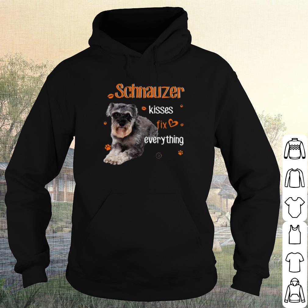 Official Schnauzer Kisses Fix Everything shirt ccc2b0e6 official schnauzer kisses fix everything shirt 4 - Official Schnauzer Kisses Fix Everything shirt