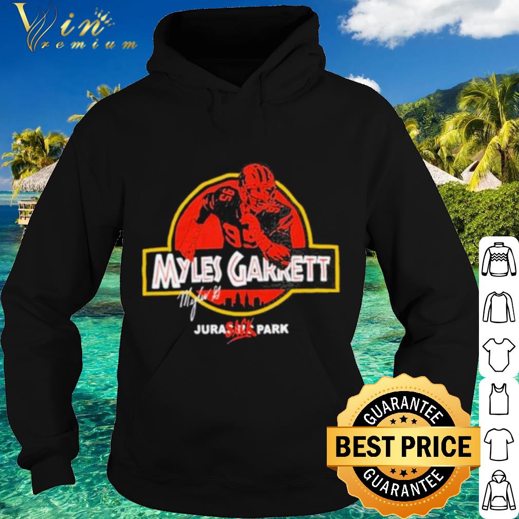 e2f5450c best myles garrett jurassic park sack shirt 4 - Best Myles Garrett Jurassic Park Sack shirt