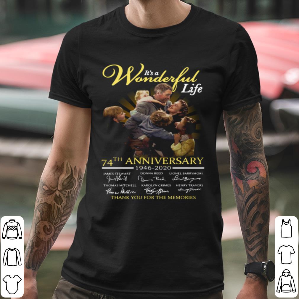 Best It's A Wonderful Life Anniversary Thank The Memories Signatures shirt f9ecbaa6 best it s a wonderful life anniversary thank the memories signatures shirt 4 - Best It's A Wonderful Life Anniversary Thank The Memories Signatures shirt