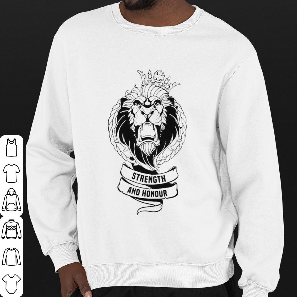 06993ee7 premium lion strength and honour shirt 4 - Premium Lion Strength And Honour shirt
