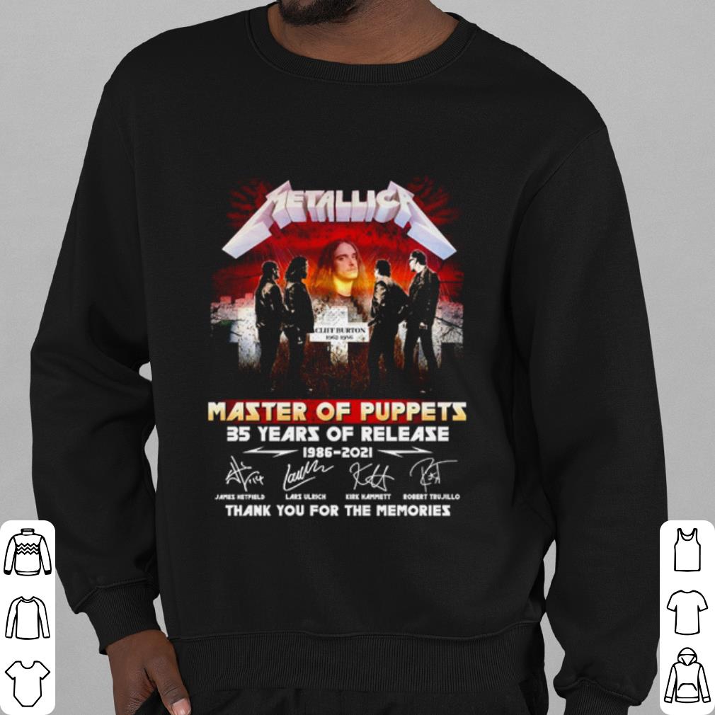 Premium Metallica Master Of Puppets 35 Years Of Release Thank Memories Signature shirt 13d2d0b0 premium metallica master of puppets 35 years of release thank memories signature shirt 4 - Premium Metallica Master Of Puppets 35 Years Of Release Thank Memories Signature shirt