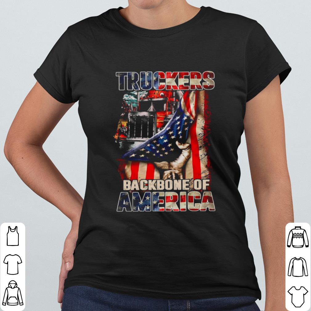 1bda908d best truckers backbone of america shirt 4 - Best Truckers Backbone Of America shirt