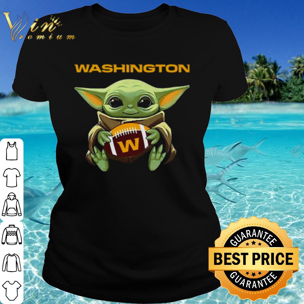 Premium Baby Yoda Hug Washington Football shirt Premium Baby Yoda Hug Washington Football shirt