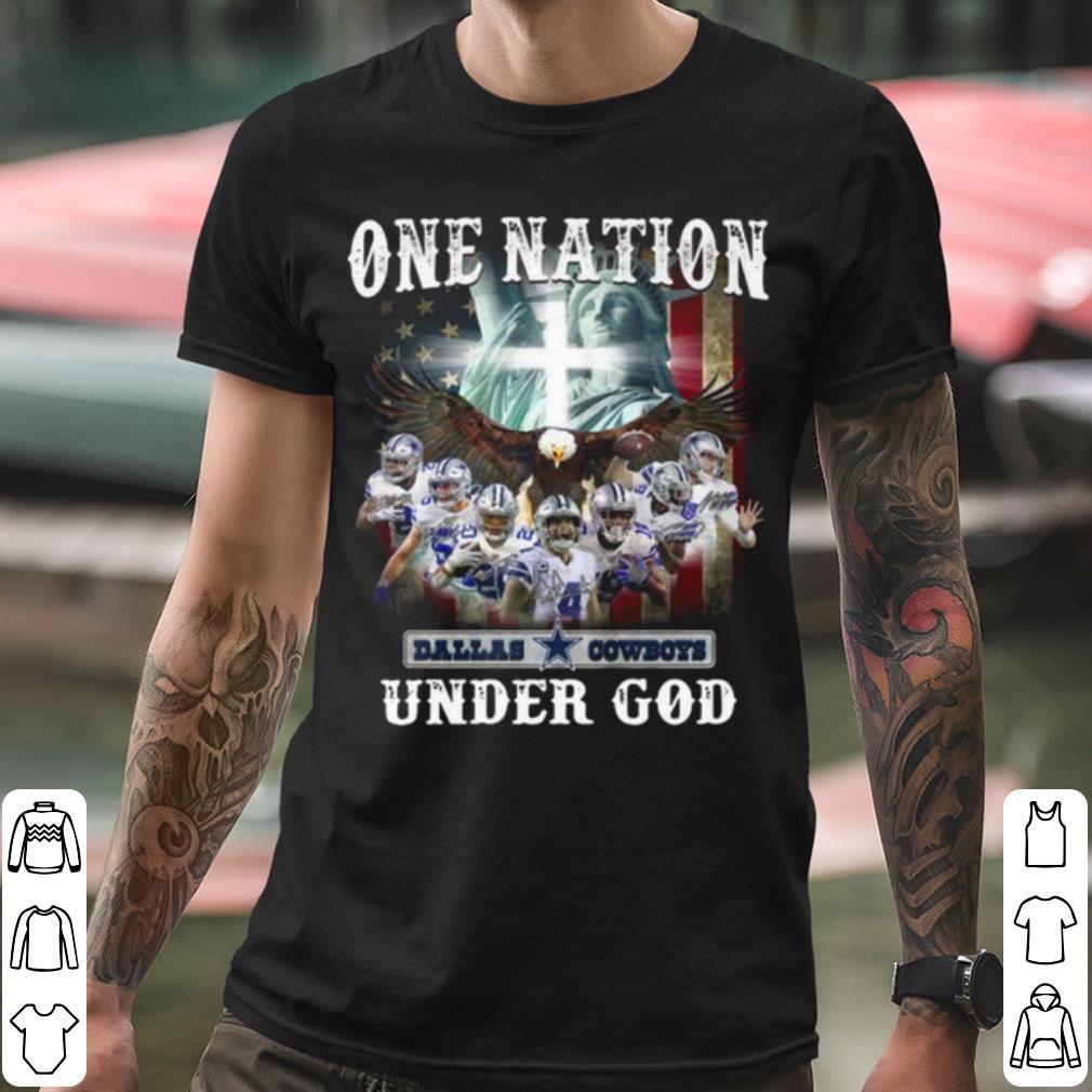 3667e376 nice one nation dallas cowboys under god american flag shirt 4 - Nice One Nation Dallas Cowboys Under God American Flag shirt