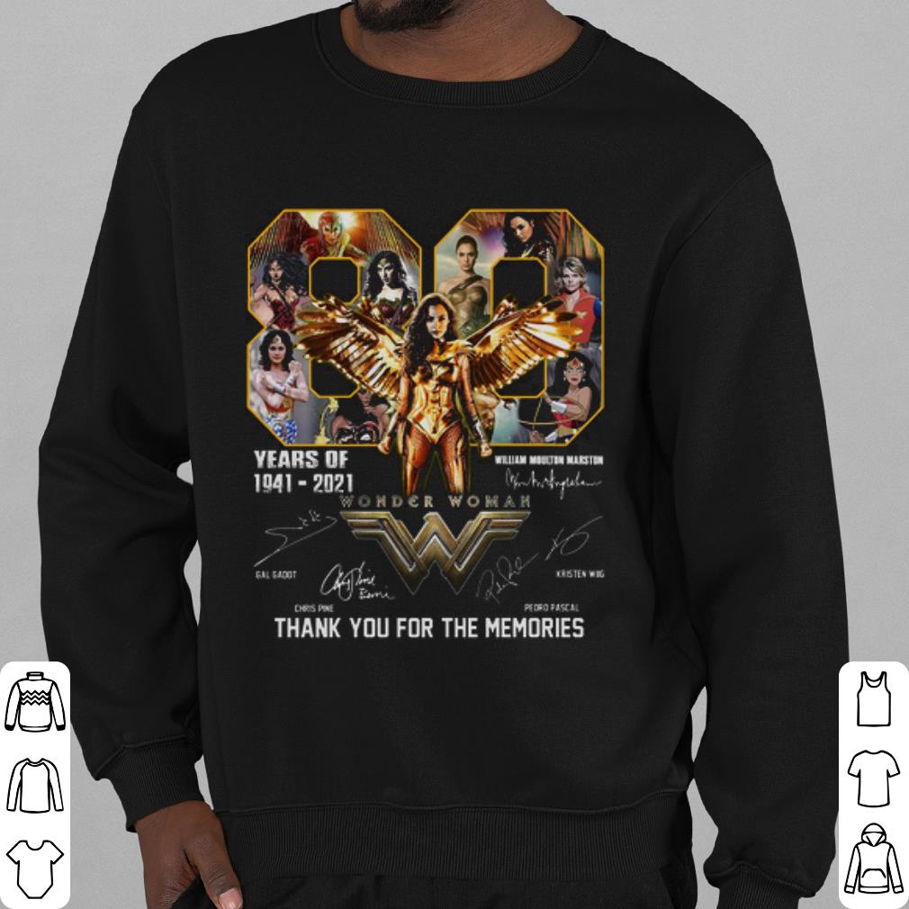46715faf premium 80 years of 1941 2021 wonder woman william moulton marston signature shirt 4 - Premium 80 years of 1941 2021 Wonder Woman William Moulton Marston Signature shirt