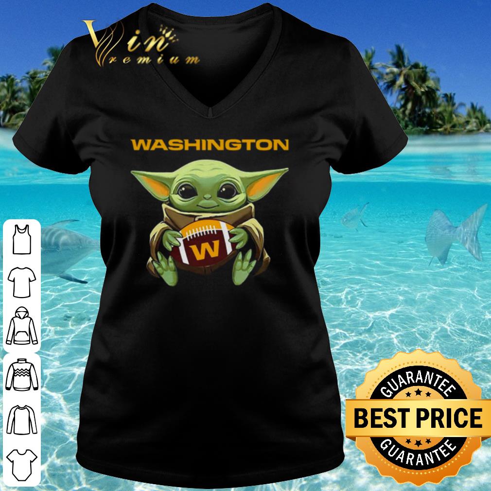Premium Baby Yoda Hug Washington Football shirt Premium Baby Yoda Hug Washington Football shirt
