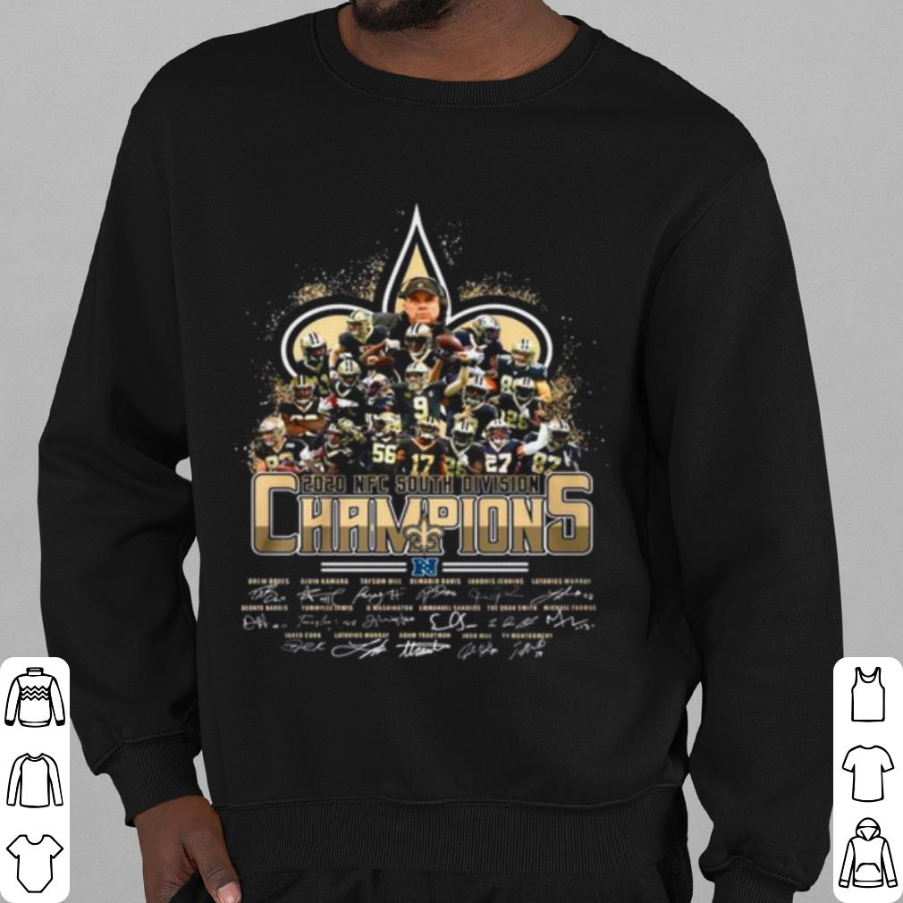 Premium New Orleans Saints 2020 Nfc West Division Champions Signatures shirt 66a749a9 premium new orleans saints 2020 nfc west division champions signatures shirt 4 - Premium New Orleans Saints 2020 Nfc West Division Champions Signatures shirt