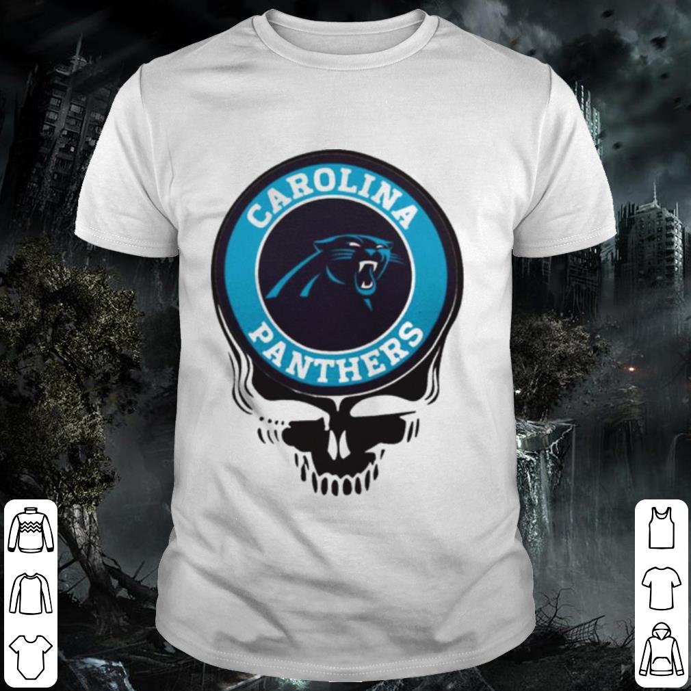 Nice Carolina Panthers Football Skull shirt Nice Carolina Panthers Football Skull shirt