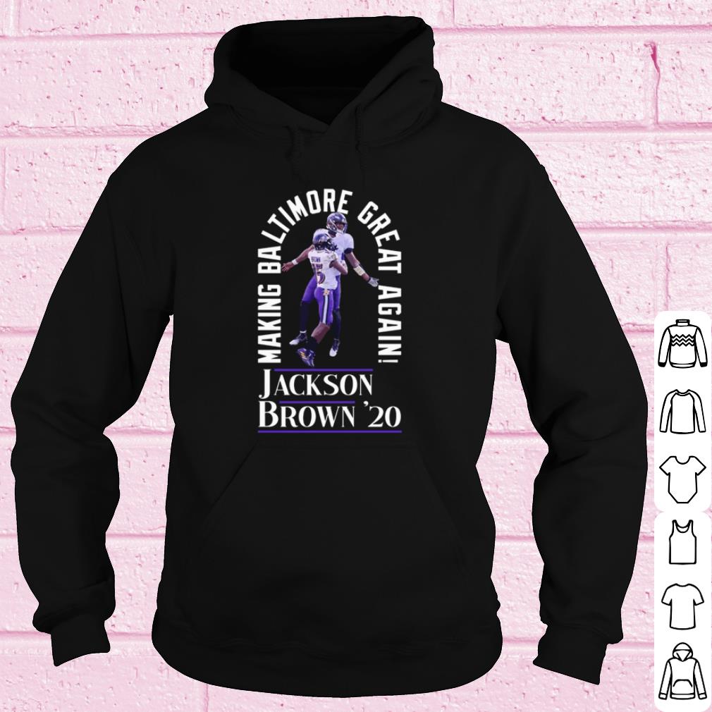 79492a13 best jackson brown 2020 baltimore ravens making baltimore great again shirt 4 - Best Jackson Brown 2020 Baltimore Ravens Making Baltimore Great Again shirt
