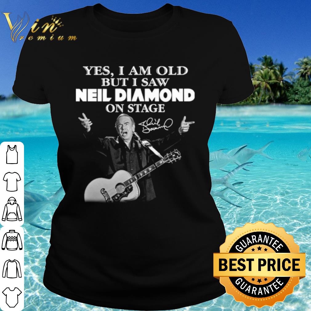 Official Yes I Saw Neil Diamond On Stage Signature shirt Official Yes I Saw Neil Diamond On Stage Signature shirt