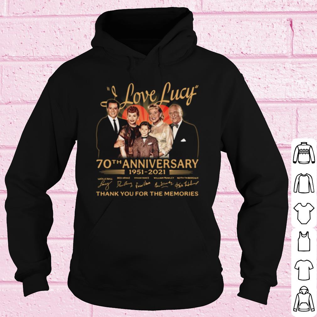 86bbb4bd best i love lucy 70th anniversary 1951 2021 thank the memories signatures shirt 4 - Best I Love Lucy 70th Anniversary 1951 2021 Thank The Memories Signatures shirt
