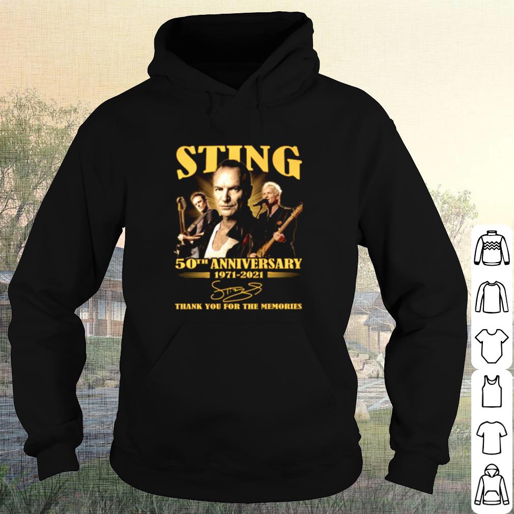 Official 50th Anniversary Of Sting 1971 2021 Thank You For The Memories Signature shirt 93eafec5 official 50th anniversary of sting 1971 2021 thank you for the memories signature shirt 4 - Official 50th Anniversary Of Sting 1971 2021 Thank You For The Memories Signature shirt