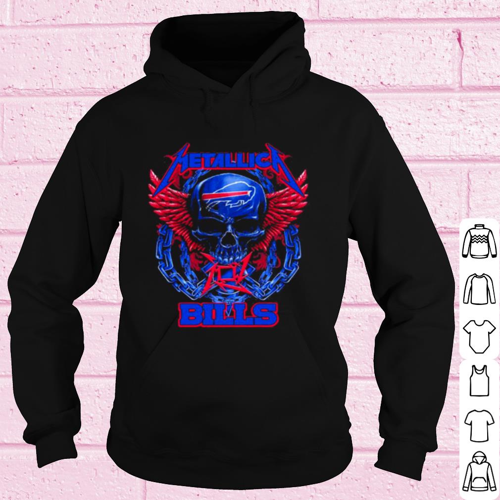 97feb010 buffalo bills skull metallic shirt 4 - Buffalo Bills Skull Metallic shirt