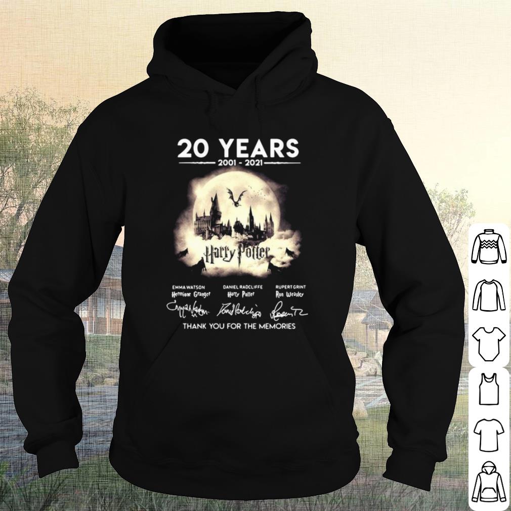 996b96e3 official 20 years 2001 2021 harry potter signatures thank the memories signature shirt 4 - Official 20 Years 2001 2021 Harry Potter Signatures Thank The Memories Signature shirt