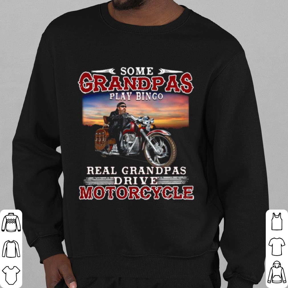 9dc227ac premium some grandmas play bingo real grandpas ride motorcycles shirt 4 - Premium Some Grandmas Play Bingo Real Grandpas Ride Motorcycles shirt
