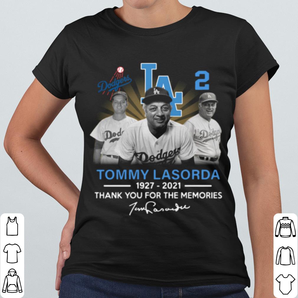 Best Los Angeles Dodgers Tommy Lasorda 1927 2021 Thank Memories Signature shirt ab363afb best los angeles dodgers tommy lasorda 1927 2021 thank memories signature shirt 4 - Best Los Angeles Dodgers Tommy Lasorda 1927 2021 Thank Memories Signature shirt