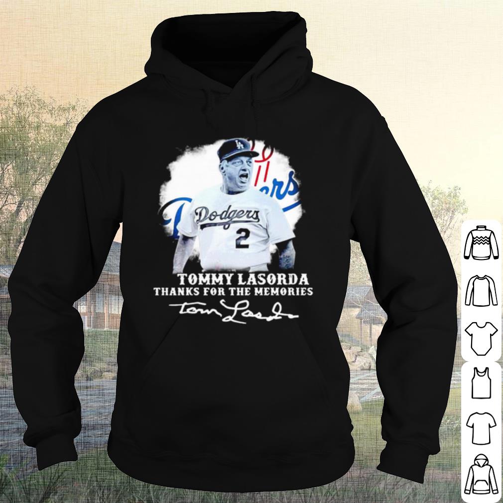 Official Los Angeles Dodgers Tommy Lasorda Thanks For The Memories Signatures shirt b2150665 official los angeles dodgers tommy lasorda thanks for the memories signatures shirt 4 - Official Los Angeles Dodgers Tommy Lasorda Thanks For The Memories Signatures shirt