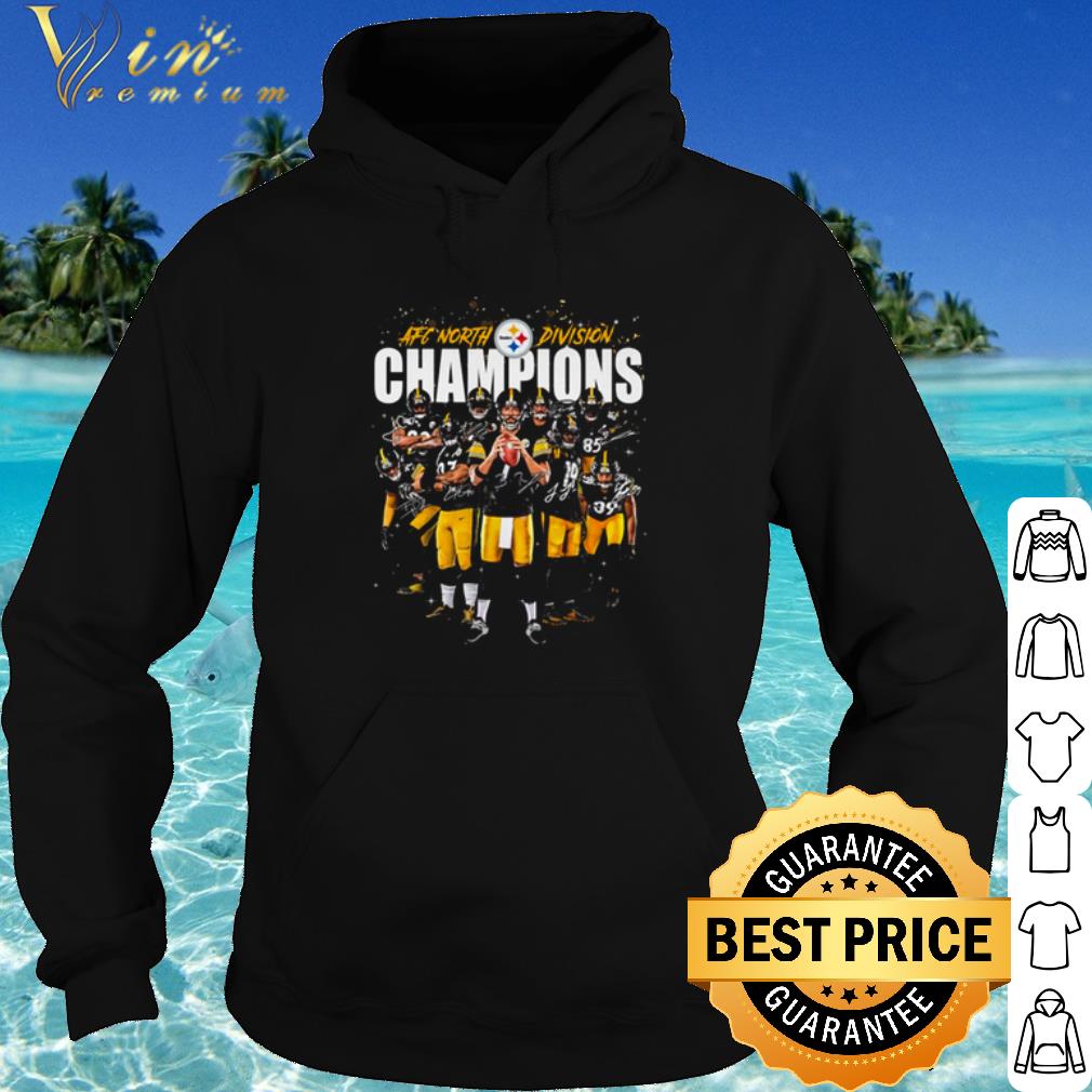 Premium Pittsburgh Steelers Afc North Division Champions Signature shirt b70890a1 premium pittsburgh steelers afc north division champions signature shirt 4 - Premium Pittsburgh Steelers Afc North Division Champions Signature shirt
