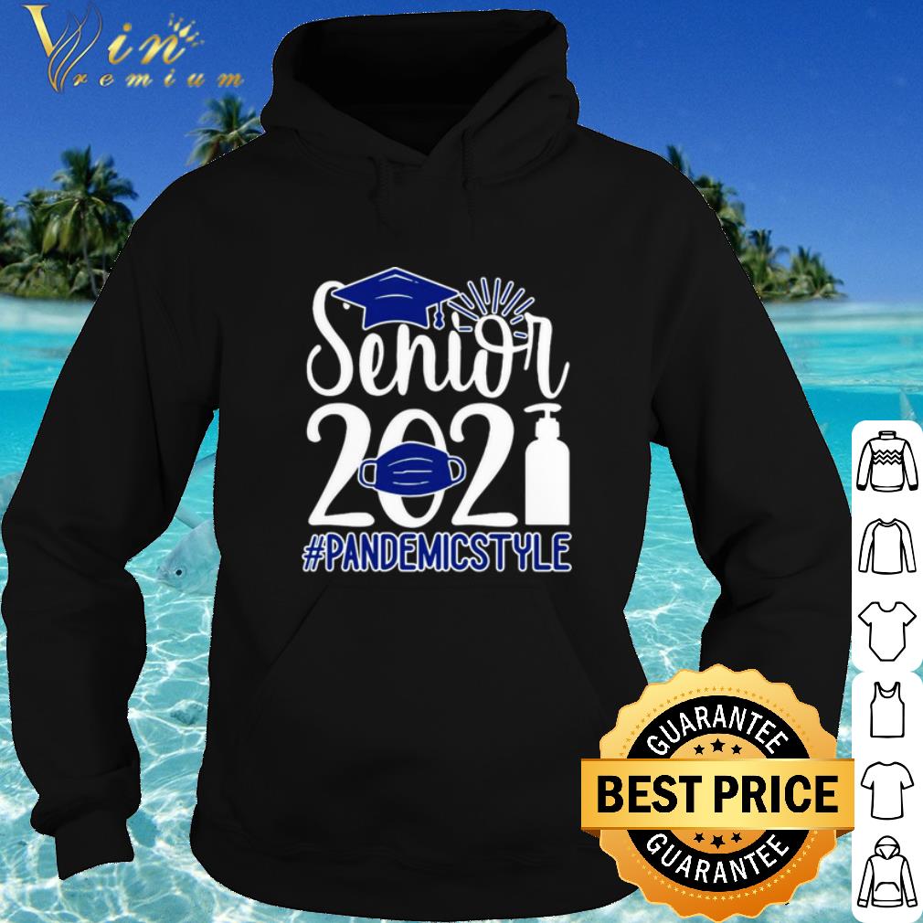 d01c0805 premium senior 2021 face mask pandemic style shirt 4 - Premium Senior 2021 Face Mask Pandemic Style shirt