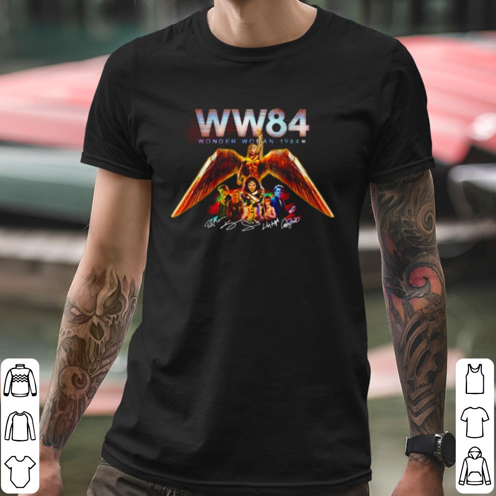 ded1b626 nice wonder woman 1984 characters signature shirt 4 - Nice Wonder Woman 1984 Characters Signature shirt