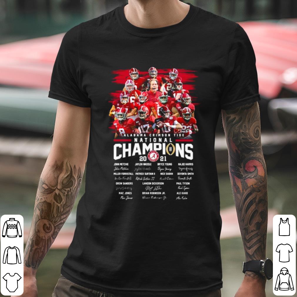 Official National Champions 2021 Alabama Players Signature shirt e1acbdeb official national champions 2021 alabama players signature shirt 4 - Official National Champions 2021 Alabama Players Signature shirt