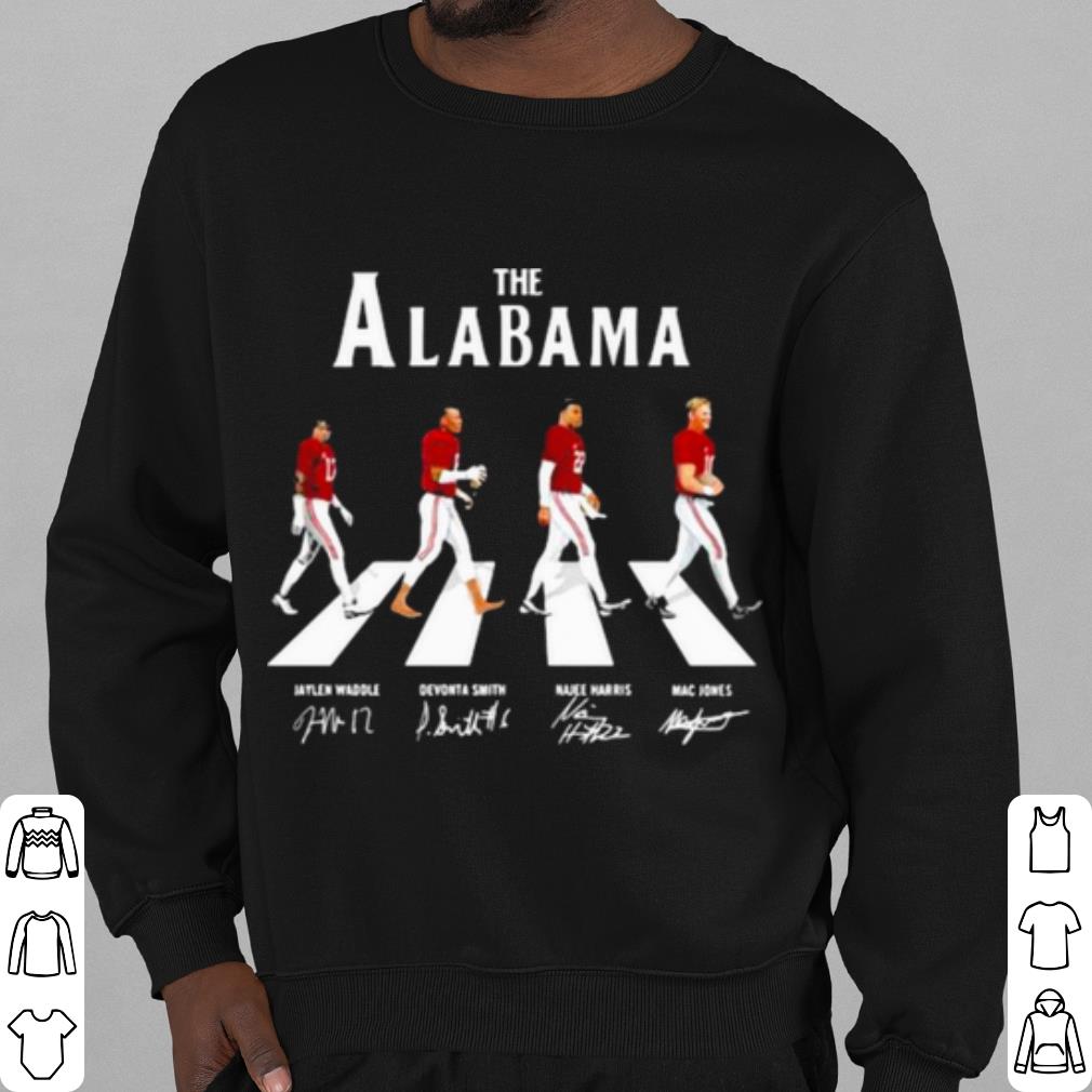 e9fff840 premium the alabama football team signature abbey road signature shirt 4 - Premium The Alabama Football Team Signature Abbey Road Signature shirt