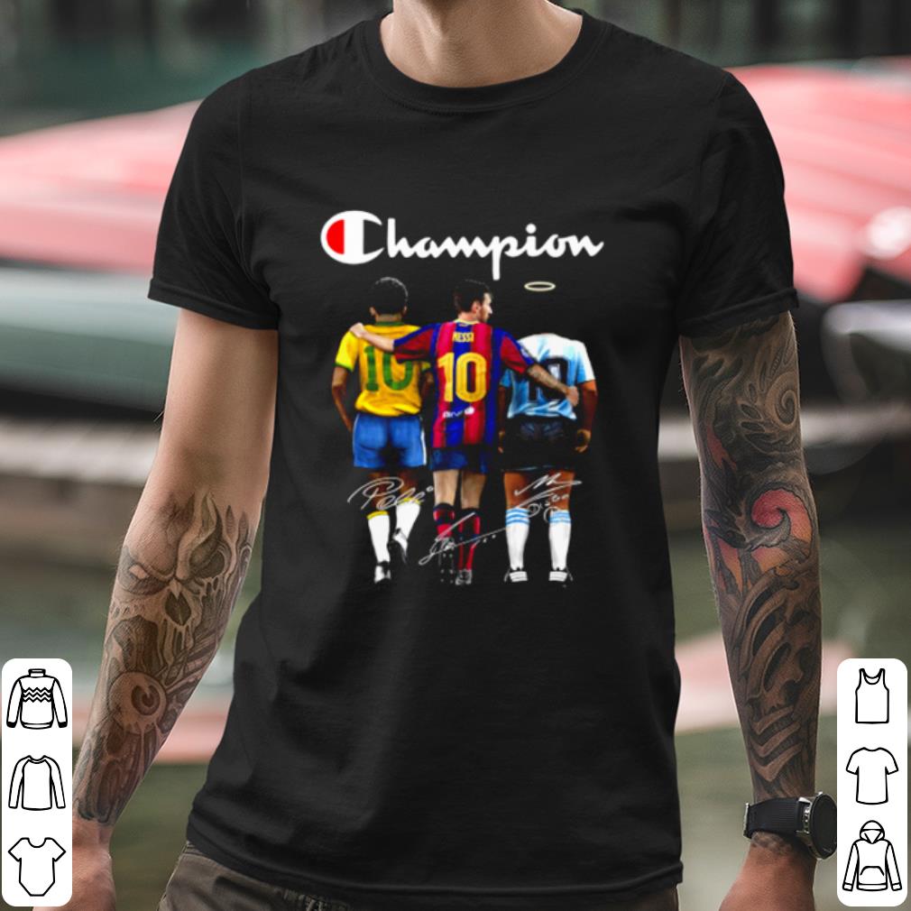 Official Champion Pele Messi Maradona Signature shirt ee2c8956 official champion pele messi maradona signature shirt 4 - Official Champion Pele Messi Maradona Signature shirt